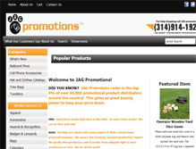 Tablet Screenshot of jagpromotions.us
